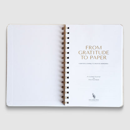From Gratitude to Paper: A Writer's Journal to Creative Awakening